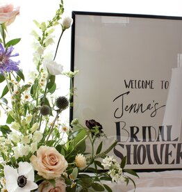 Tabletop Sign Arrangement