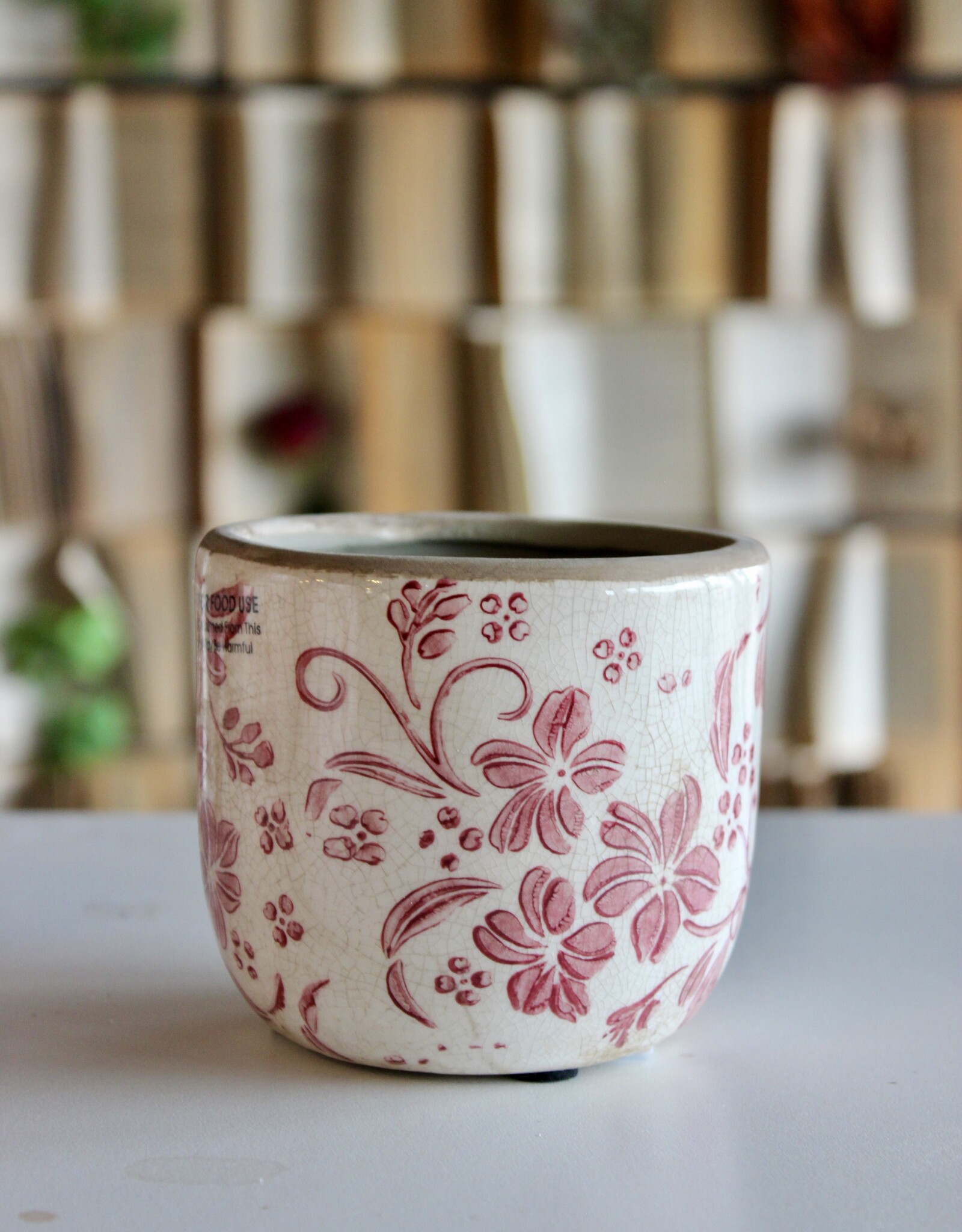 Floral Patterned Planter