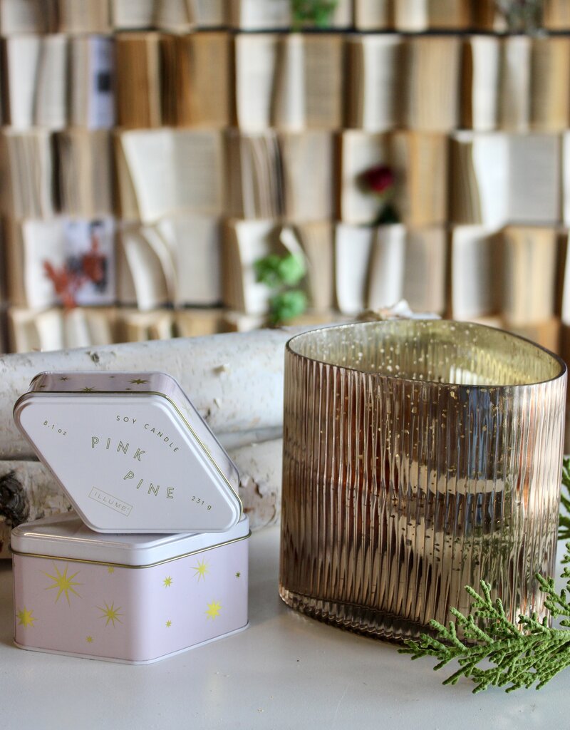 Pink Pine Candle