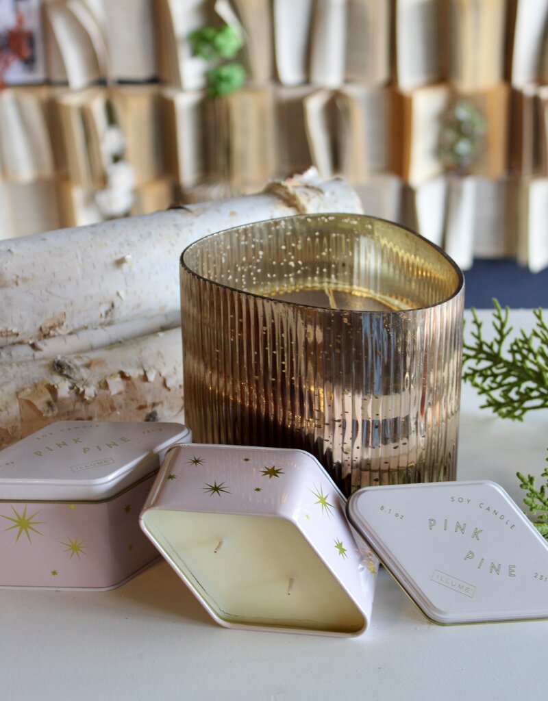 Pink Pine Candle