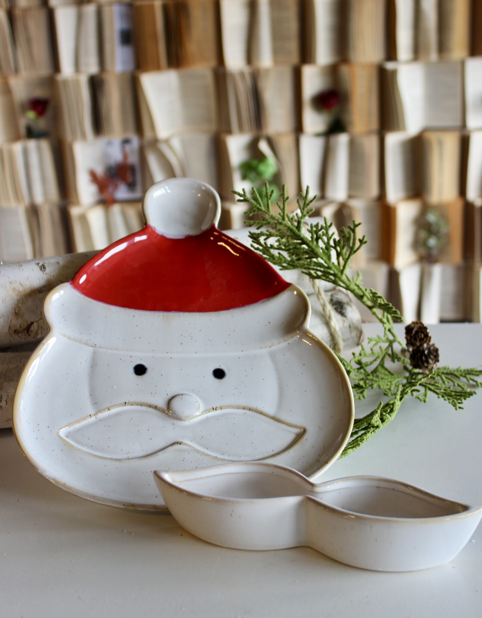 Santa Plate with Dish