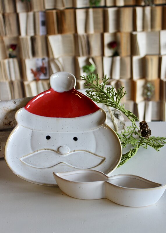Santa Plate with Dish