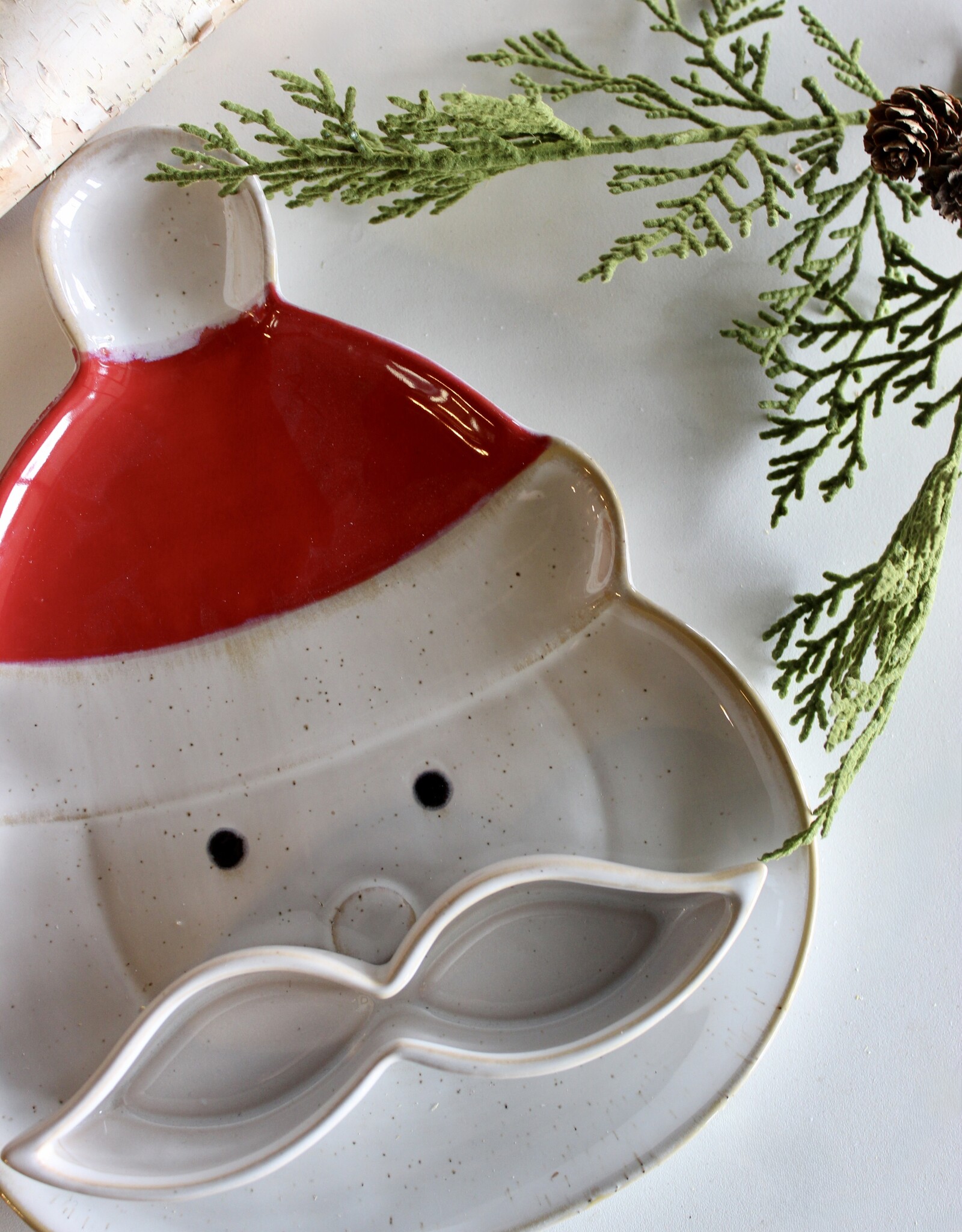 Santa Plate with Dish