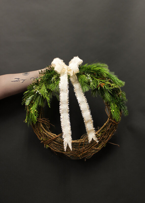 Holiday Evergreen Wreath
