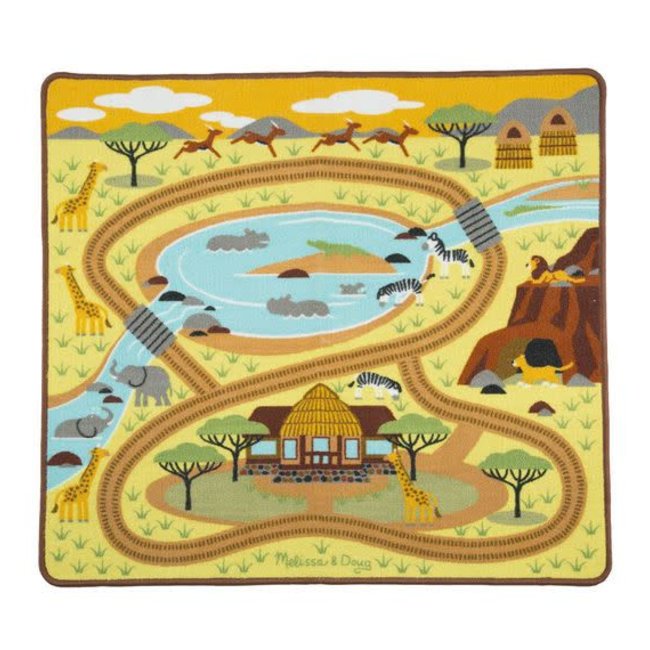 Melissa et Doug Tapis de voitures - Safari