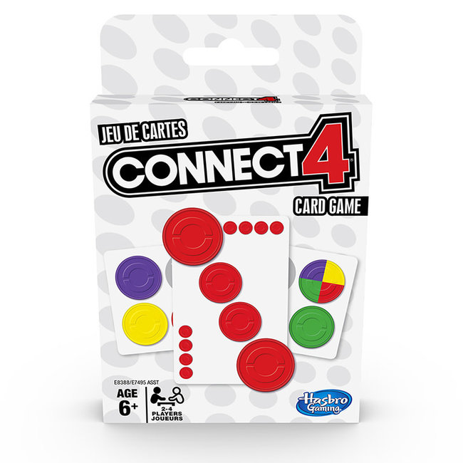 Hasbro Connect 4 - Jeu de cartes (Multilingue)