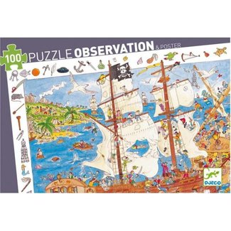 Djeco Puzzle observation - Pirates 100mcx