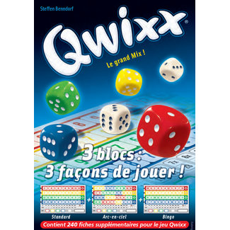 Qwixx - Feuilles de pointage (240 fiches)