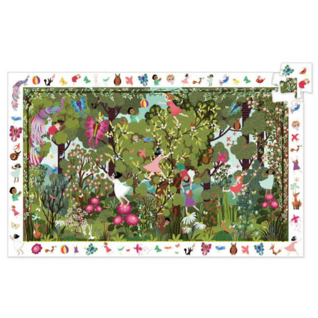Djeco Puzzle observation - Jeux au jardin 100mcx