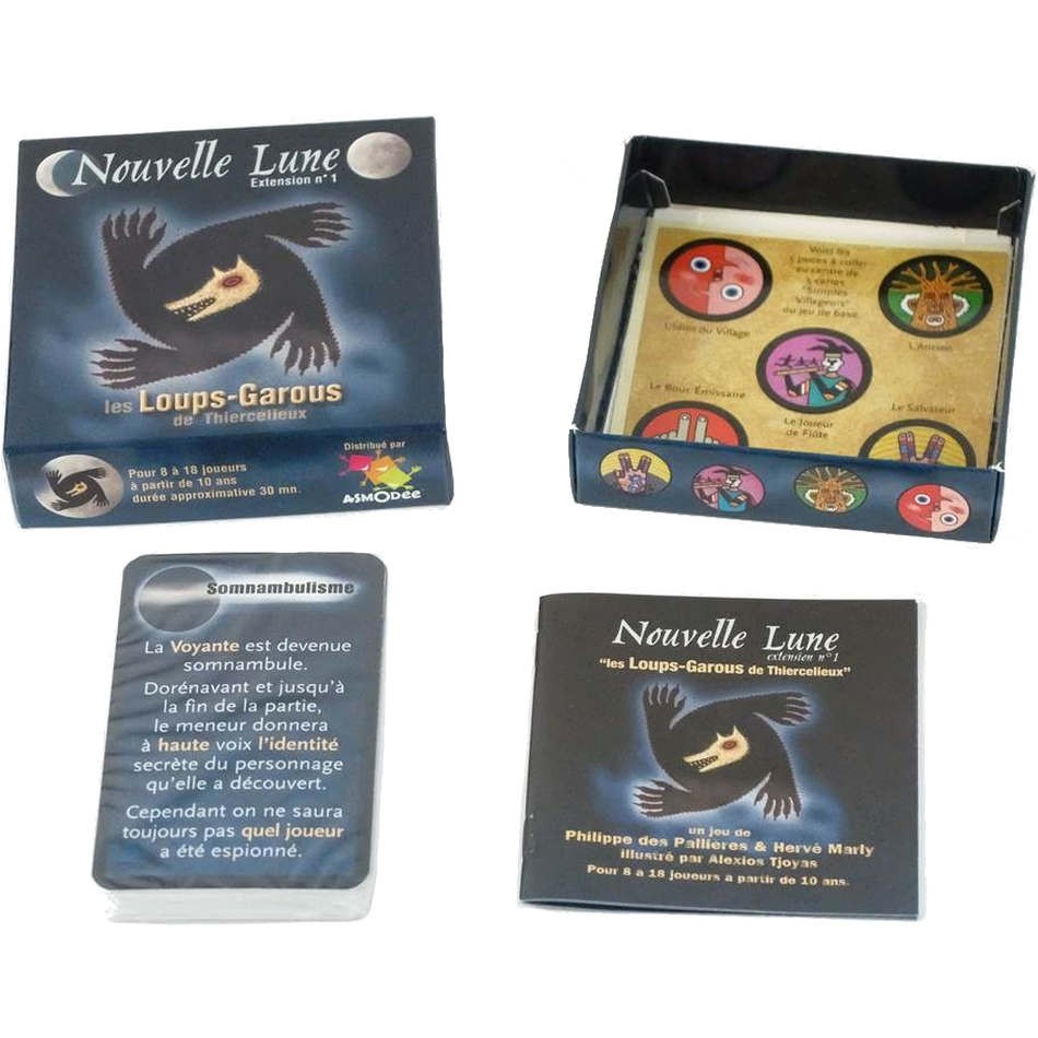 LoupsGarous de Thiercelieux Extension Nouvelle Lune (Bilingue