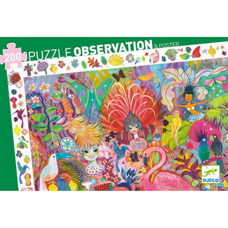 Djeco Puzzle observation - Carnaval 200mcx