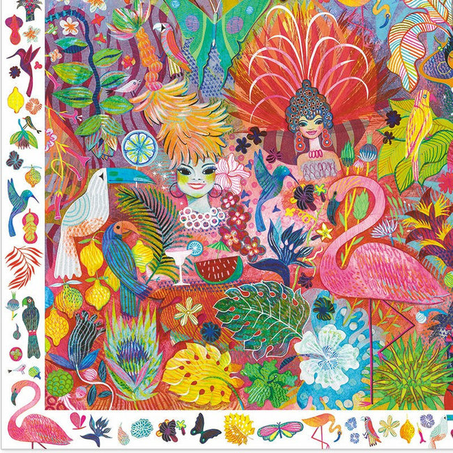 Djeco Puzzle observation - Carnaval 200mcx