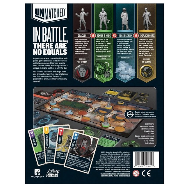 iello Unmatched : Cobble and Fog (Français)