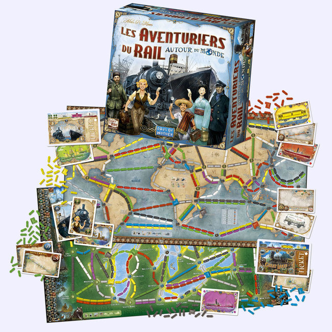 Days of Wonders Les Aventuriers du Rail Autour du Monde