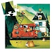 Djeco Puzzle silhouette - Le camion de pompiers 16mcx