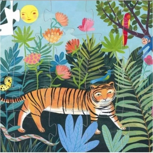 Djeco Puzzle silhouette - La balade du tigre 24mcx