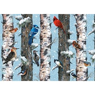 Piatnik Les oiseaux de Noël - 1000mrcx
