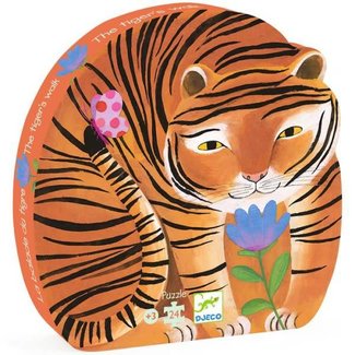 Djeco Puzzle silhouette - La balade du tigre 24mcx
