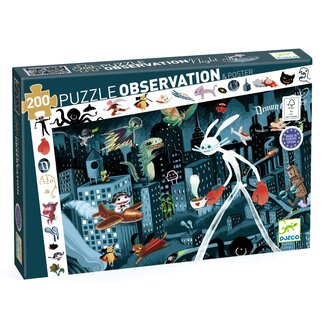 Djeco Puzzle Observation - Night City - 200mrcx