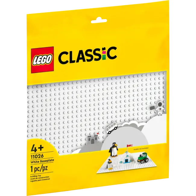 LEGO® Classic - Plaque de base blanche - 11023