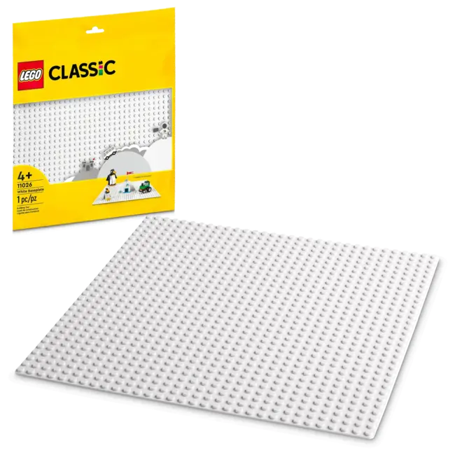 LEGO® Classic - Plaque de base blanche - 11023