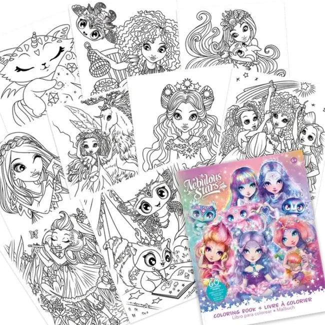 Tween Team Livre à colorier - Nebulous Stars