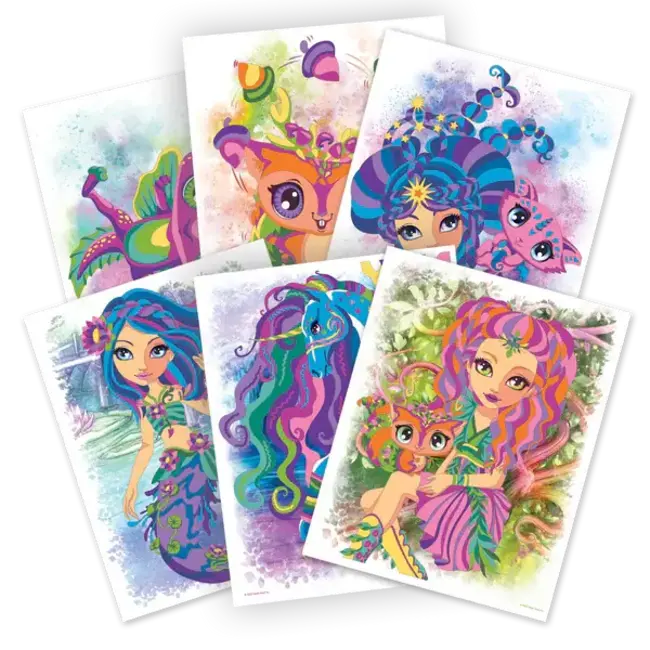 Tween Team Ensemble de coloriage par numéro- Nenuphia - Nebulous Stars