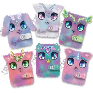 Tween Team Mini Carnet porte-clés en peluche - Nebulous Stars