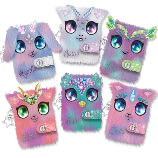 Tween Team Mini Carnet porte-clés en peluche - Nebulous Stars