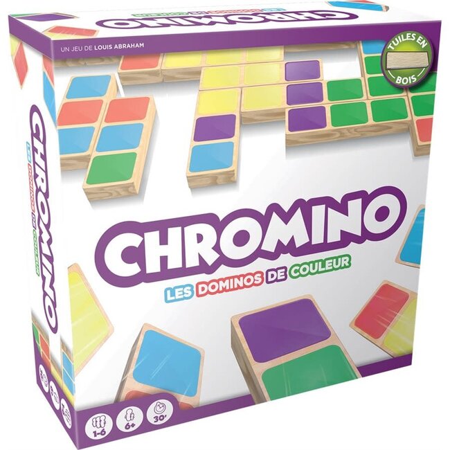 Chromino - Version en bois (Multilingue)