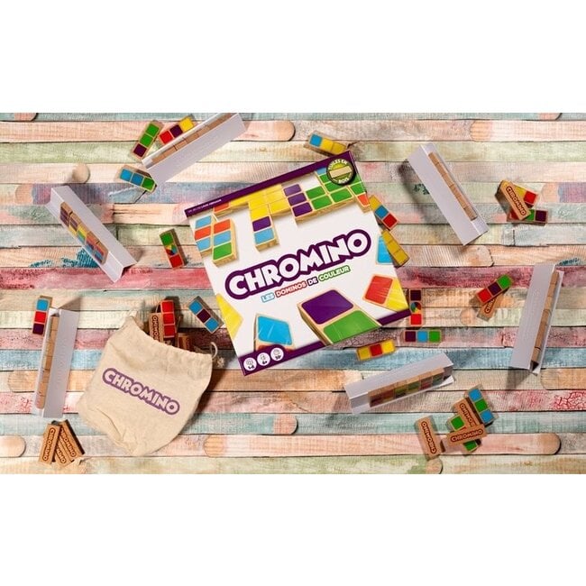 Chromino - Version en bois (Multilingue)