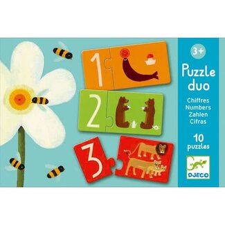 Djeco Puzzle Duo - Chiffres