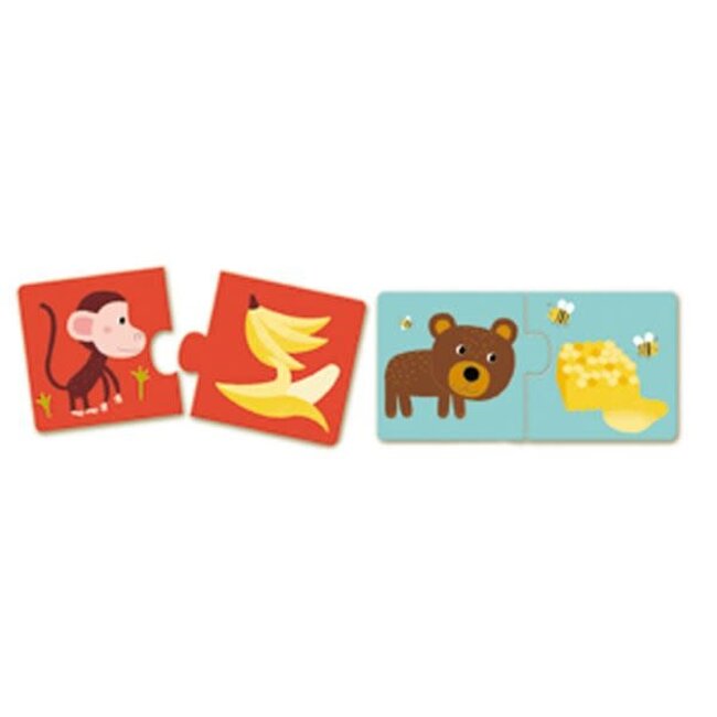 Djeco Puzzle duo - À table !