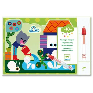 Djeco Coloriages magiques - Caché dans le jardin