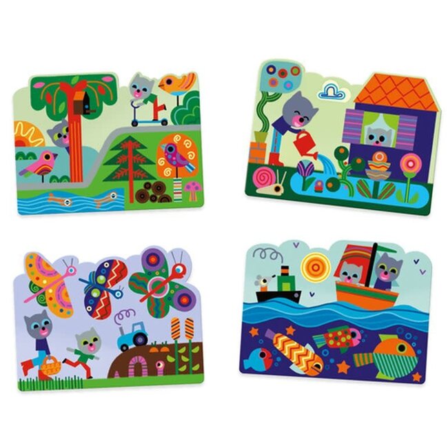 Djeco Coloriages magiques - Caché dans le jardin