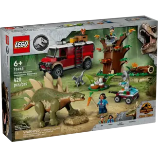 LEGO® Jurassic World - Les missions des dinosaures : La découverte du stégosaure - 76965