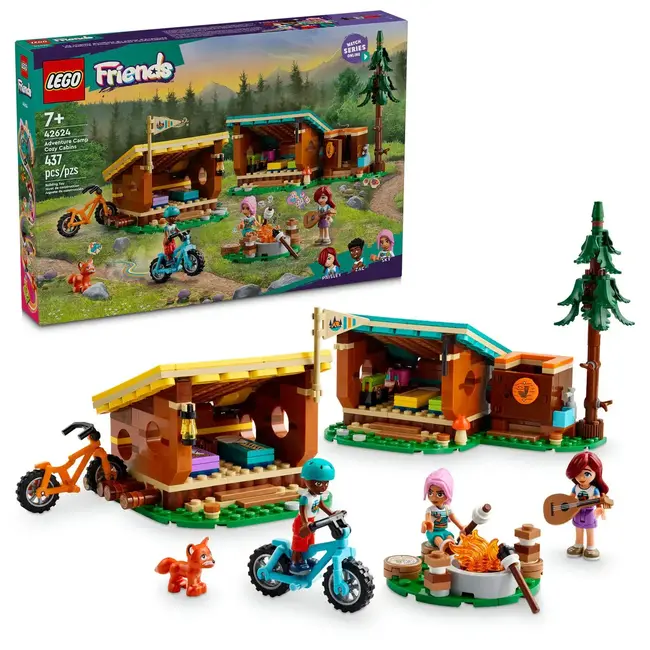 LEGO® Friends - Les chalets douillets du camp d'aventure - 42624