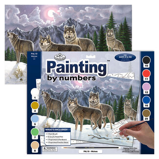 Royal & Langnickel Peinture à numéro - Loups