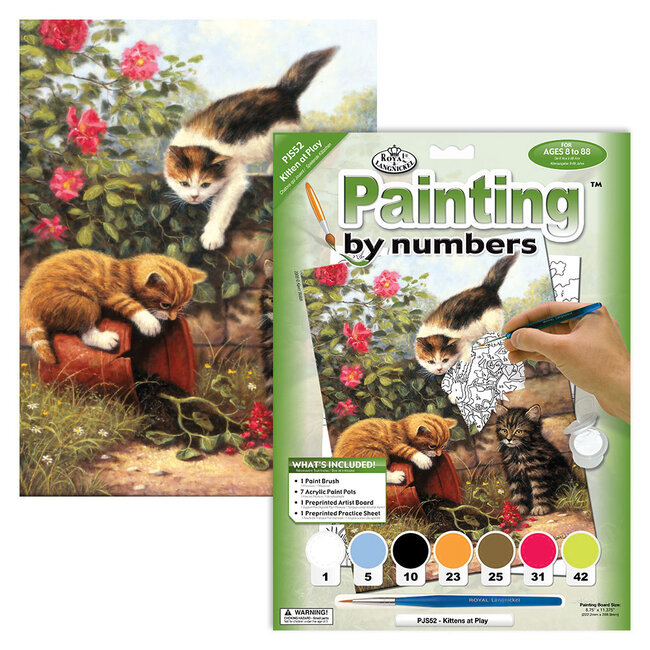 Royal & Langnickel Peinture à numéro - Chatons au Jeu