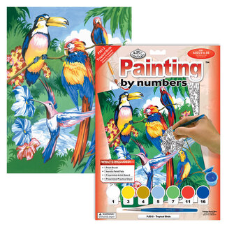 Royal & Langnickel Peinture à numéro - Oiseaux Tropicaux