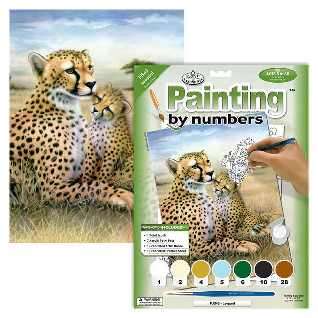 Royal & Langnickel Peinture à numéro - Léopard