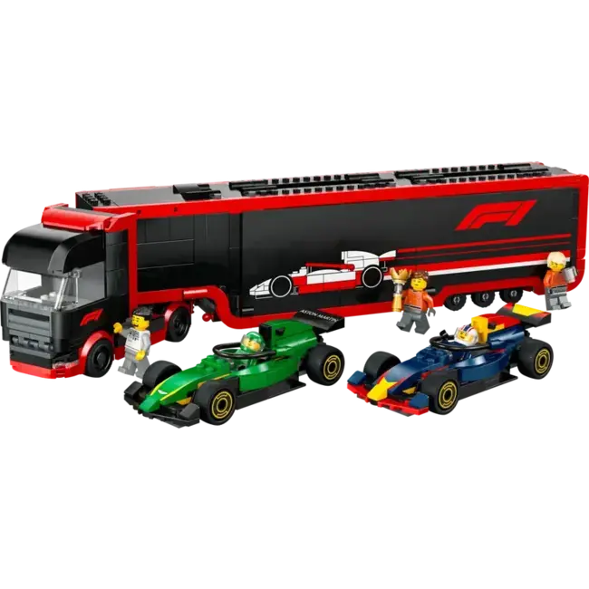 LEGO® City - Le camion de F1 avec les voitures de F1 RB20 et AMR24 - 60445