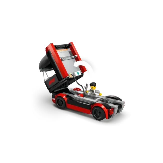 LEGO® City - Le camion de F1 avec les voitures de F1 RB20 et AMR24 - 60445