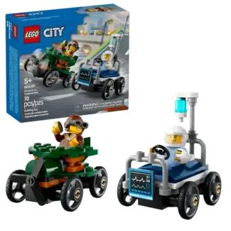 LEGO® City -  L'avion contre la voiture-lit d'hôpital - 60459