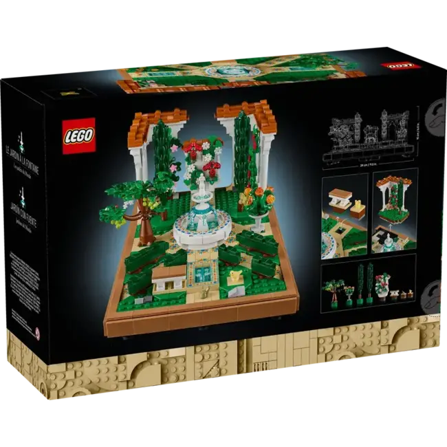 LEGO® Icons - Le jardin à la fontaine - Les jardins du Monde  - 10359