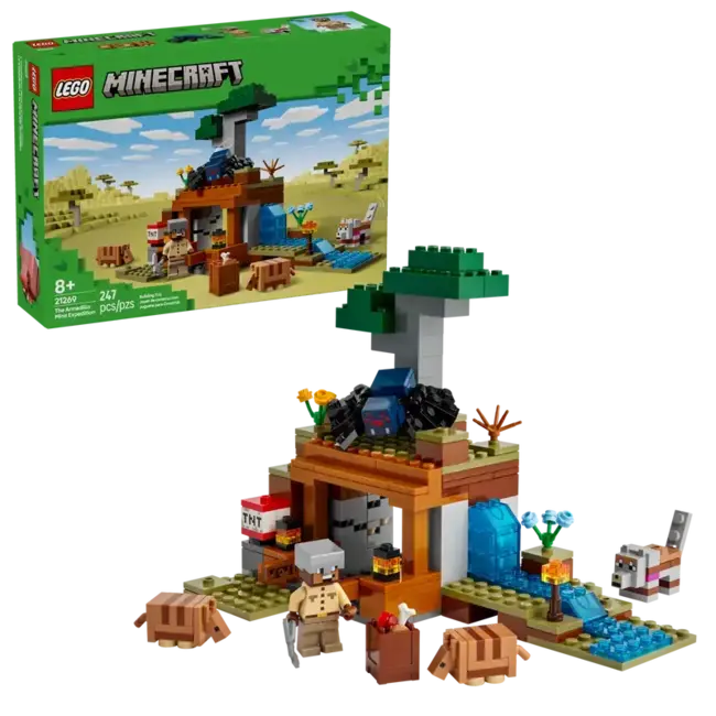 LEGO® Minecraft - L'expédition dans la mine du tatou - 21269