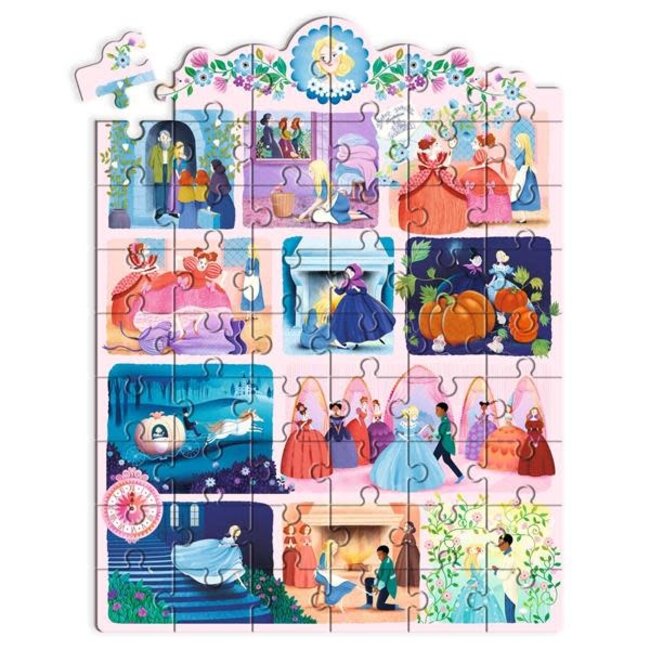 Djeco Puzzle Histoire - Cendrillon - 54pcs