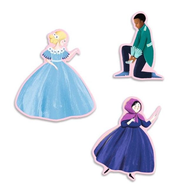 Djeco Puzzle Histoire - Cendrillon - 54pcs