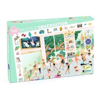 Djeco Puzzle Observation - L'école de danse - 100pcs