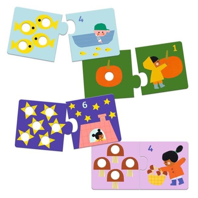 Djeco Puzzle Duo - Premiers Chiffres
